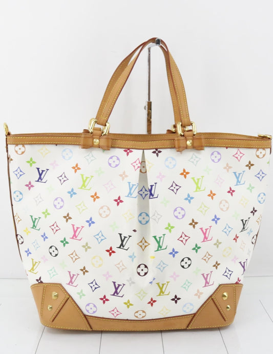 LOUIS VUITTON Monogram Multicolore Charlene GM Bron M93214 SR4111 Tote Bag