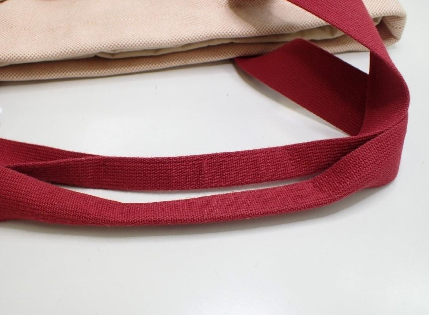 HERMES Mother's Bag Canvas Tote Bag