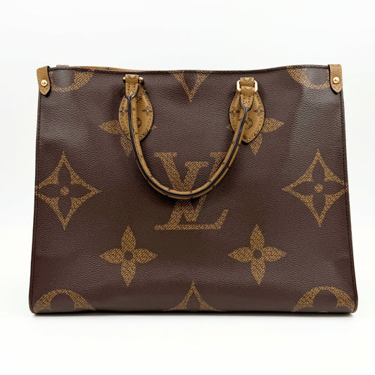 LOUIS VUITTON LOUIS VUITTON LOUIS VUITTON Monogram Giant Reverse On-the-Go MM M45321 Handbag Tote Bag Handbag
