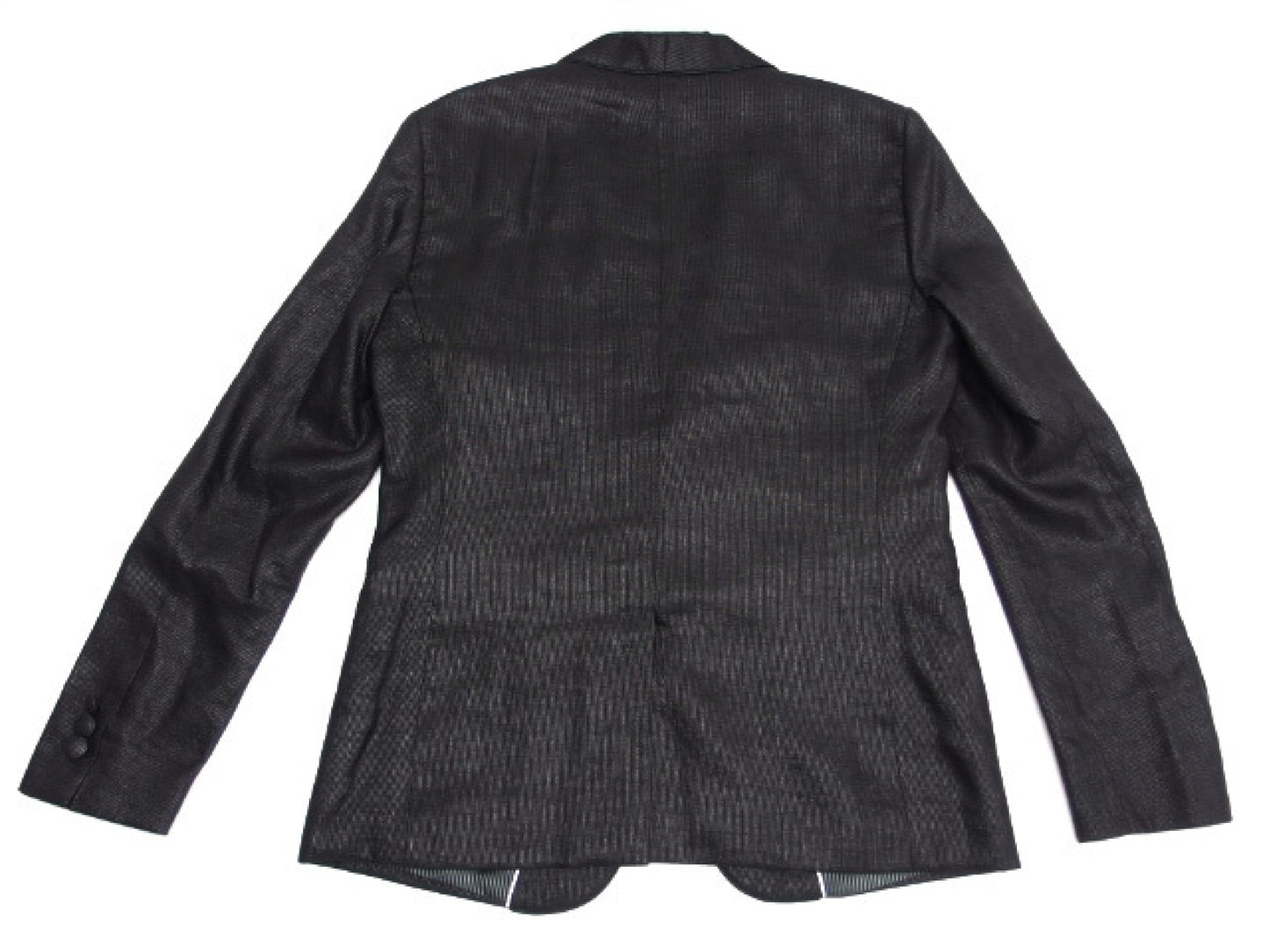 EMPORIO ARMANI EMPORIO ARMANI EMPORIO ARMANI BLUE LINE Tailored Jacket, Linen, Black, Men's, Size 50