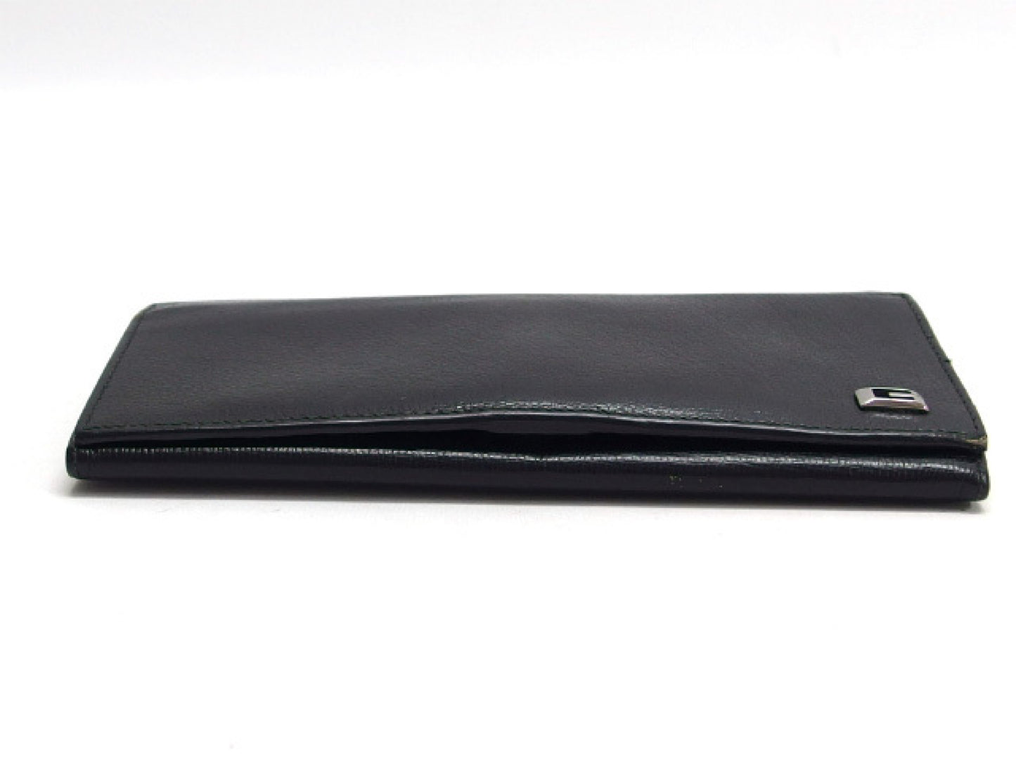 GUCCI Gucci Bifold Long Wallet, Black Leather with Logo Hardware, 123660 Wallet
