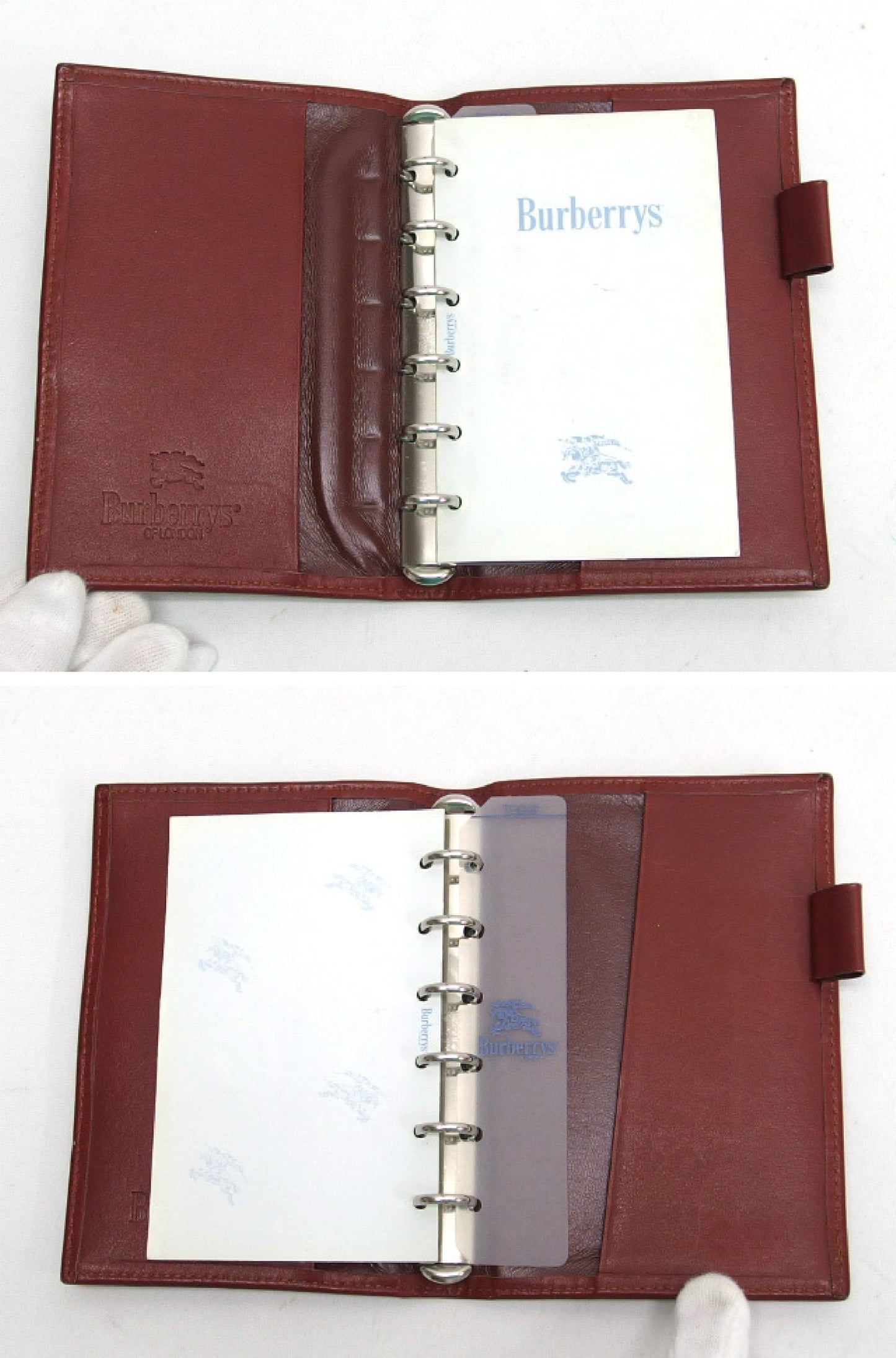 BURBERRY Planner Cover, System Planner Agenda, Nova Check, Shadow Horse, Vintage Check