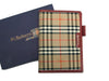 BURBERRY Planner Cover, System Planner Agenda, Nova Check, Shadow Horse, Vintage Check