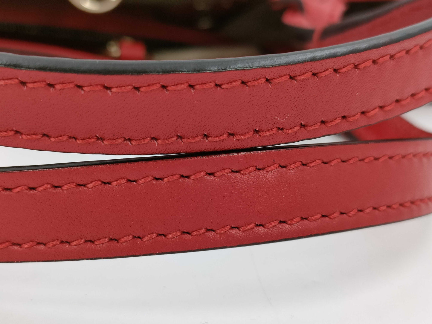 GUCCI Diamante Tote Bag Red 269878 Tote Bag