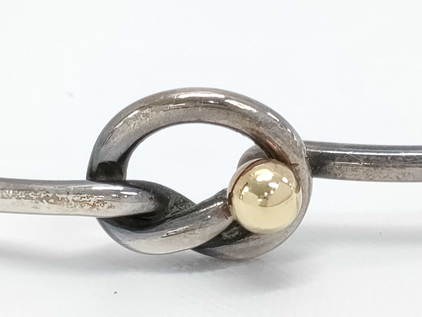Tiffany & Co. Tiffany & Co. 925/750 Hook & Eye 6.5g Bracelet/Bangle