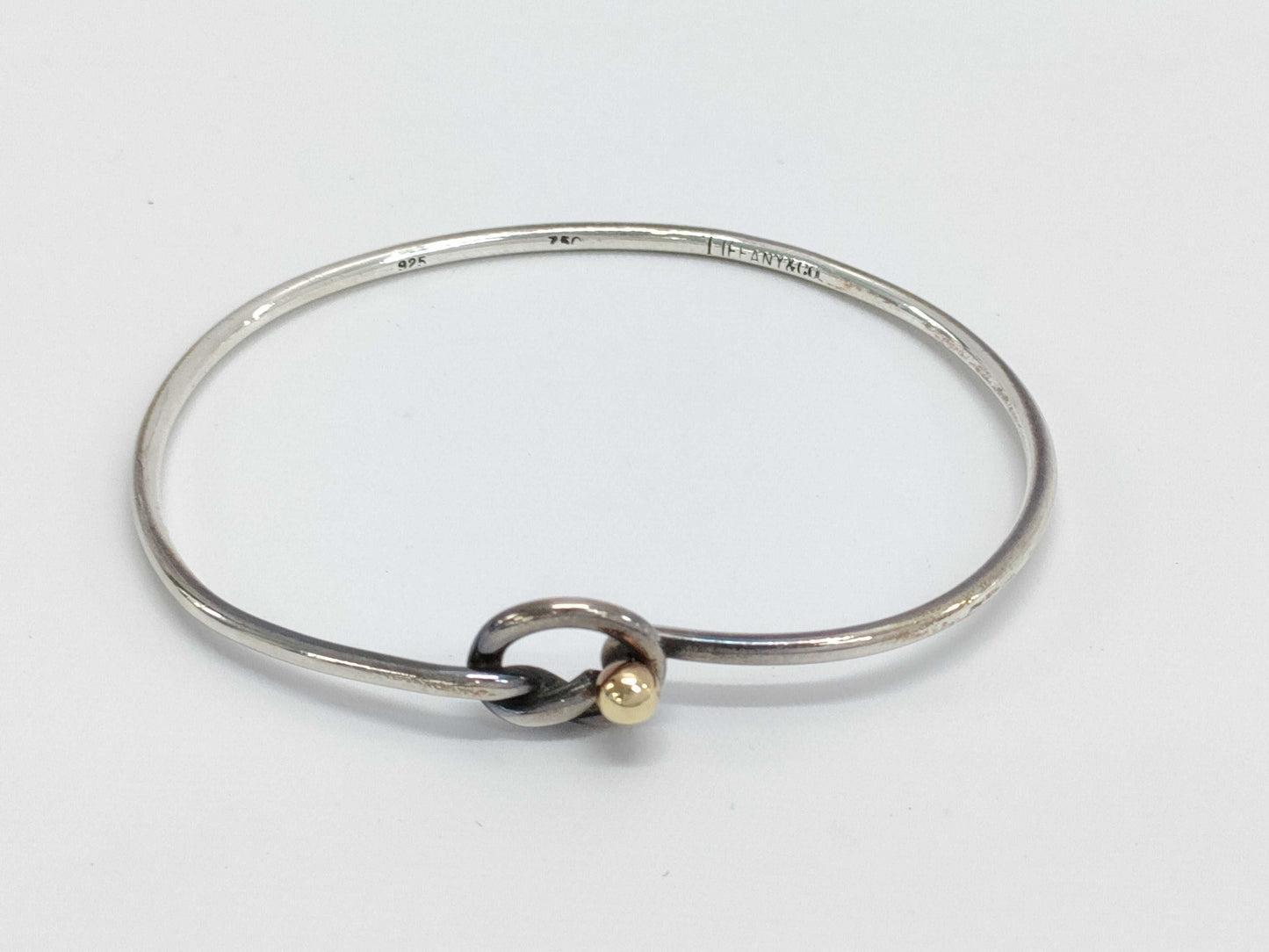 Tiffany & Co. Tiffany & Co. 925/750 Hook & Eye 6.5g Bracelet/Bangle