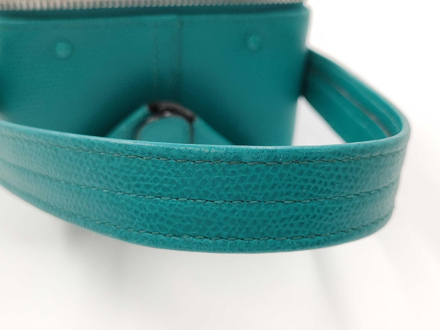 Valextra Leather Trick Track Handbag