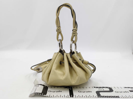 GIVENCHY Leather Fringe Mini Handbag