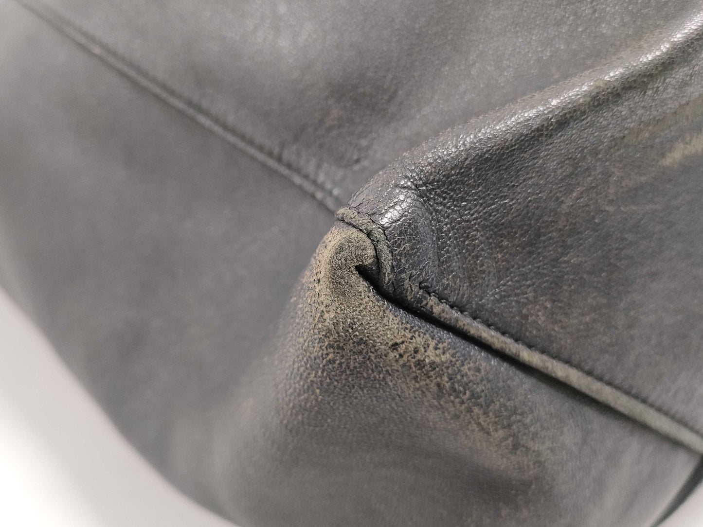 CELINE Black Celine Horizontal Cabas Tote Bag Phoebe Tote Bag