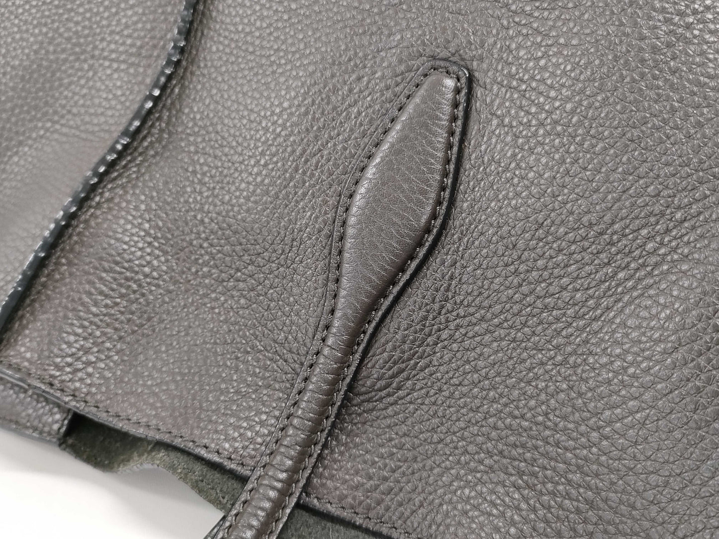 TODS Brown Leather Tote Bag with Charm
