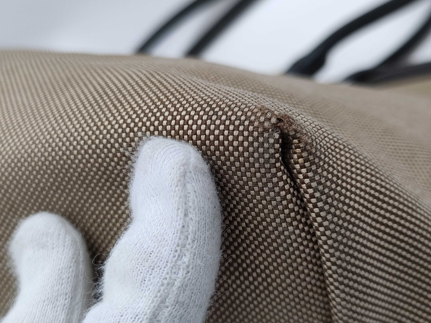 PRADA Canvas Tote Bag Beige Tote Bag