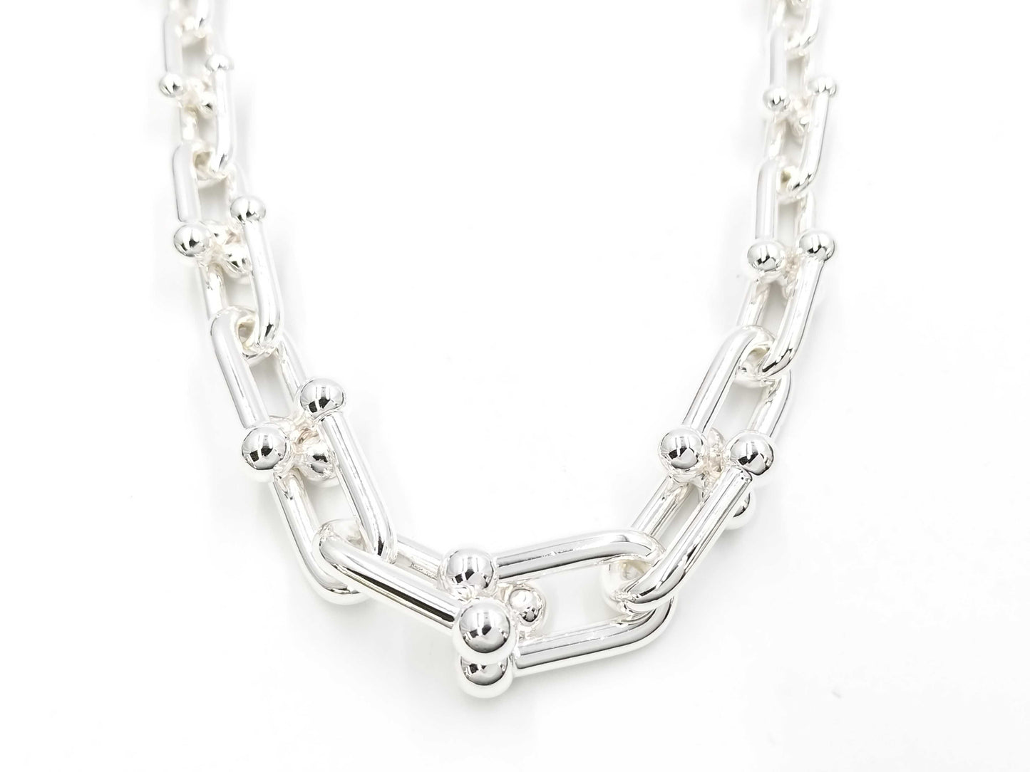Tiffany & Co. Tiffany HardWear Graduated Link Necklace in Sterling Silver