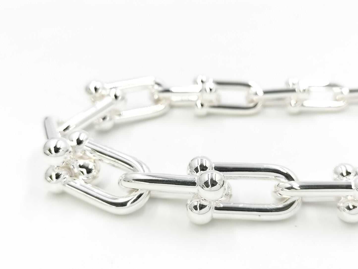 Tiffany & Co. Tiffany HardWear Graduated Link Necklace in Sterling Silver
