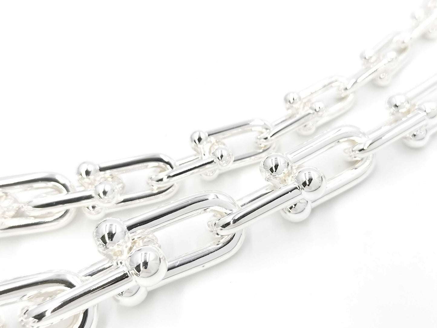 Tiffany & Co. Tiffany HardWear Graduated Link Necklace in Sterling Silver