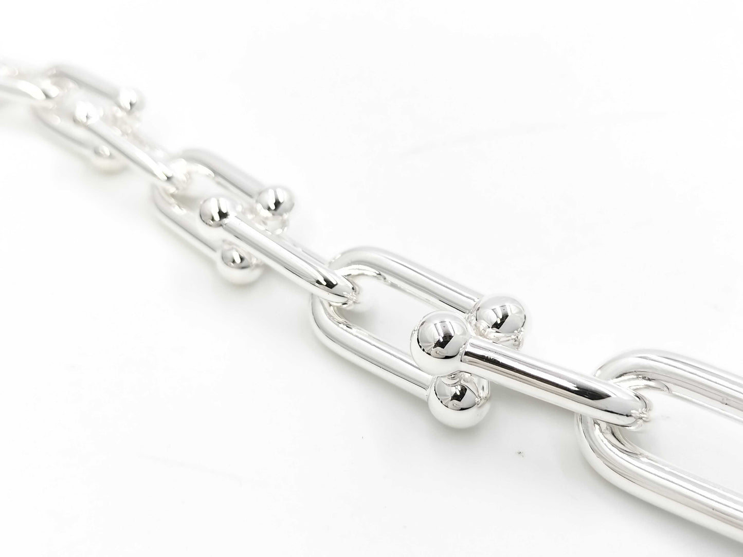 Tiffany & Co. Tiffany HardWear Graduated Link Necklace in Sterling Silver