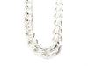Tiffany & Co. Tiffany Four Medium Link Necklace in High Polished Sterling Silver