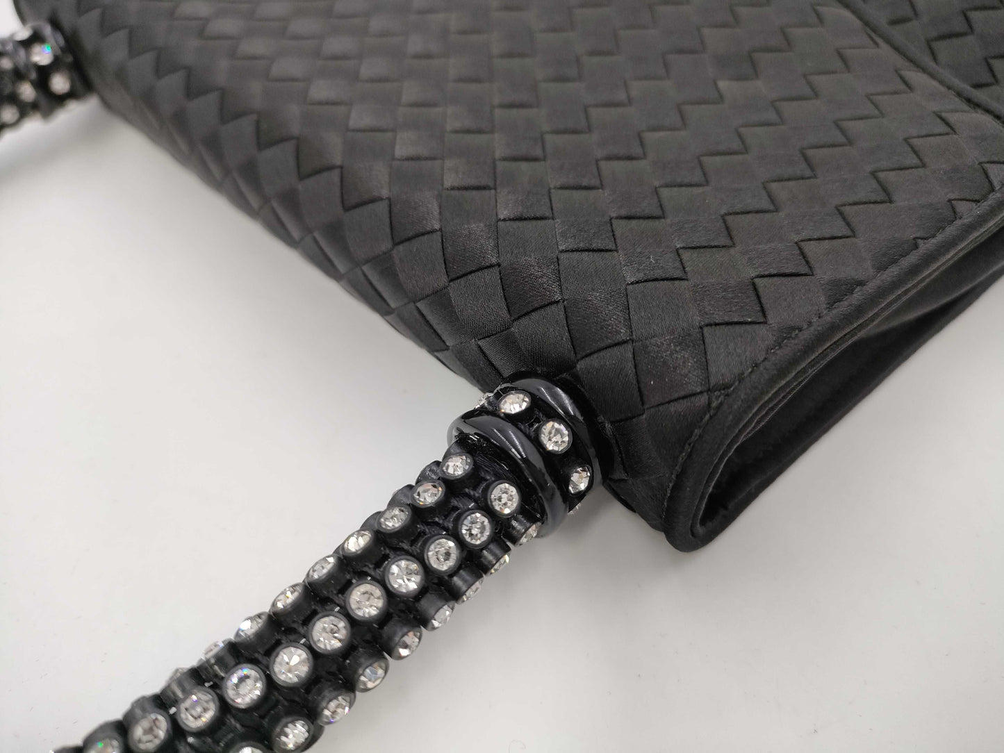 BOTTEGA VENETA BOTTEGA VENETA Bottega Veneta Rhinestone Satin Handbag Handbag