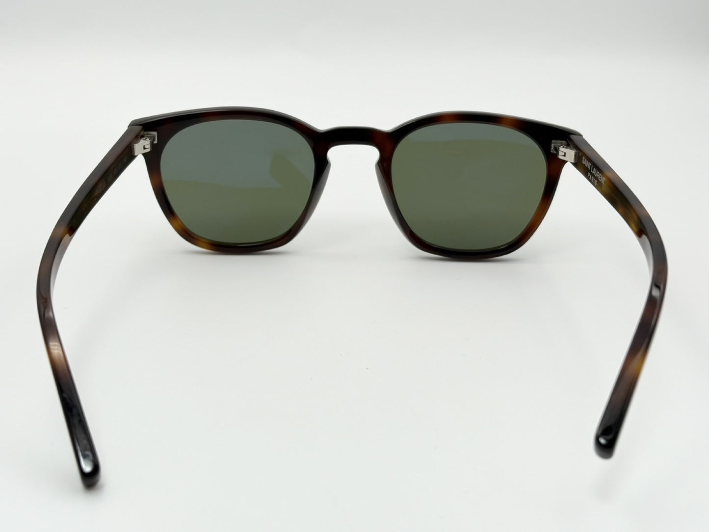 SAINT LAURENT SAINT LAURENT SL28 Classic 49□23-140 Sunglasses Tortoiseshell Brown Leather Case Included Current Model Sunglasses/Eyeglasses