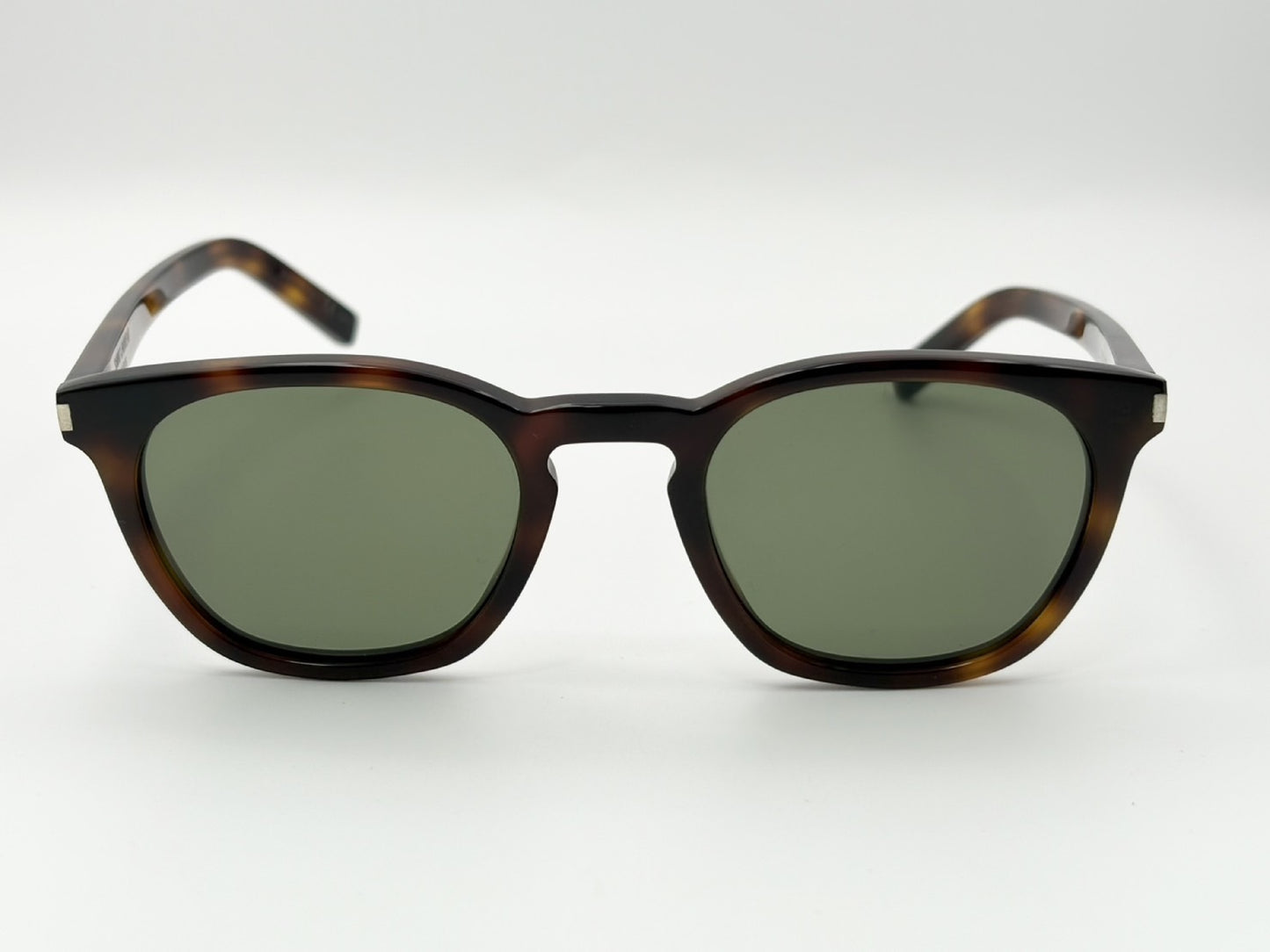 SAINT LAURENT SAINT LAURENT SL28 Classic 49□23-140 Sunglasses Tortoiseshell Brown Leather Case Included Current Model Sunglasses/Eyeglasses