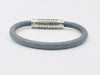 LOUIS VUITTON M6630D Digit Taiga Bracelet in Glacier Gray