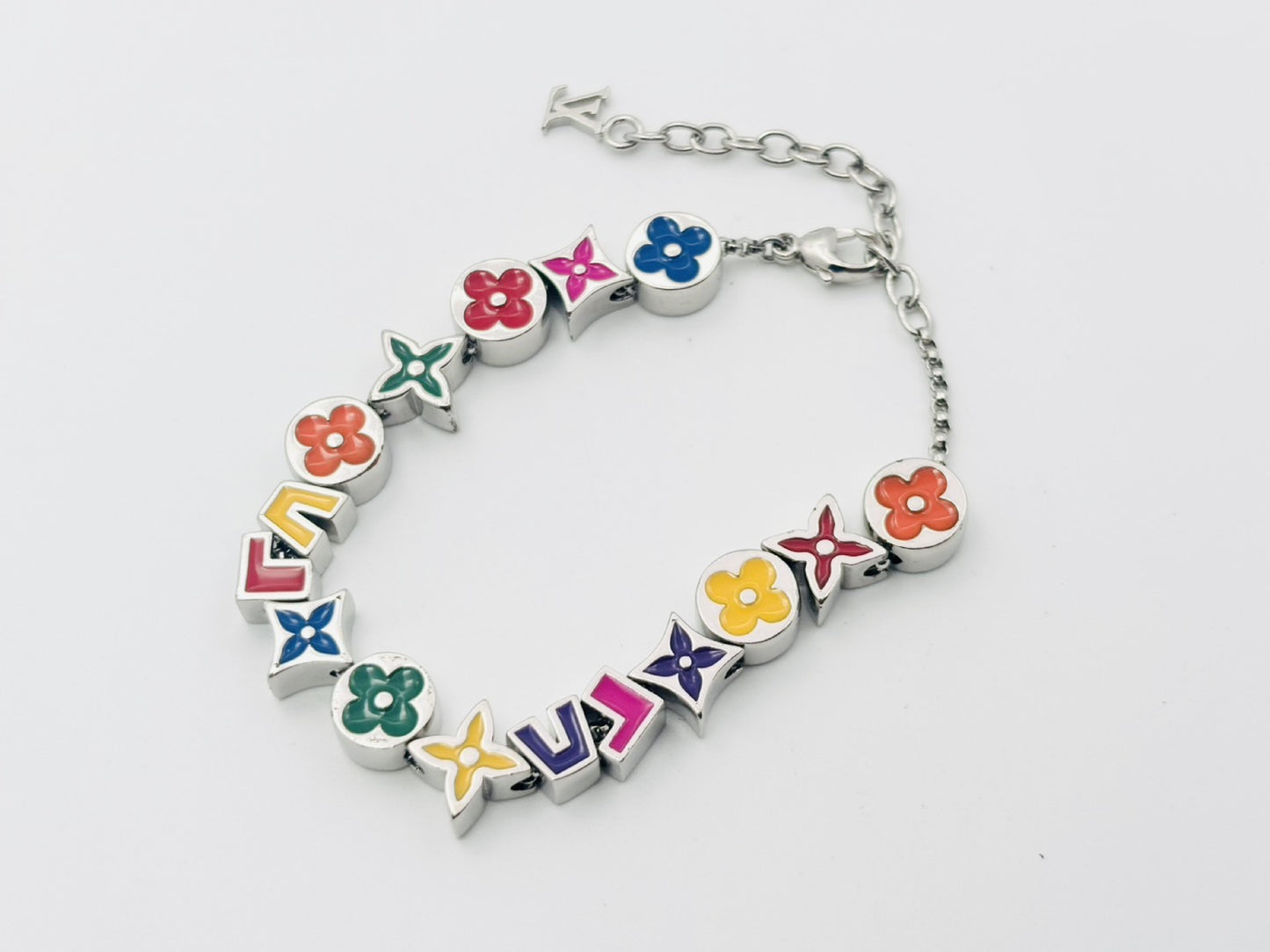 LOUIS VUITTON M5145A Monogram Party Bracelet, Multicolor, Logo, Monogram Flower, AK3273, Bracelet/Bangle