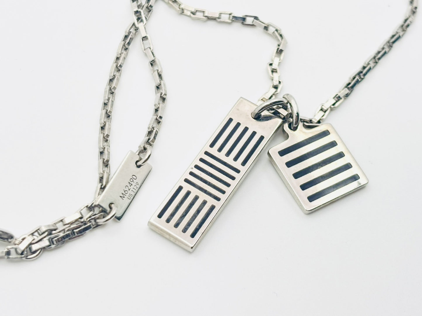 LOUIS VUITTON M62490 Collier Damier Colors Necklace US1129 Necklace