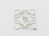 LOEWE Anagram Brooch Silver Brooch