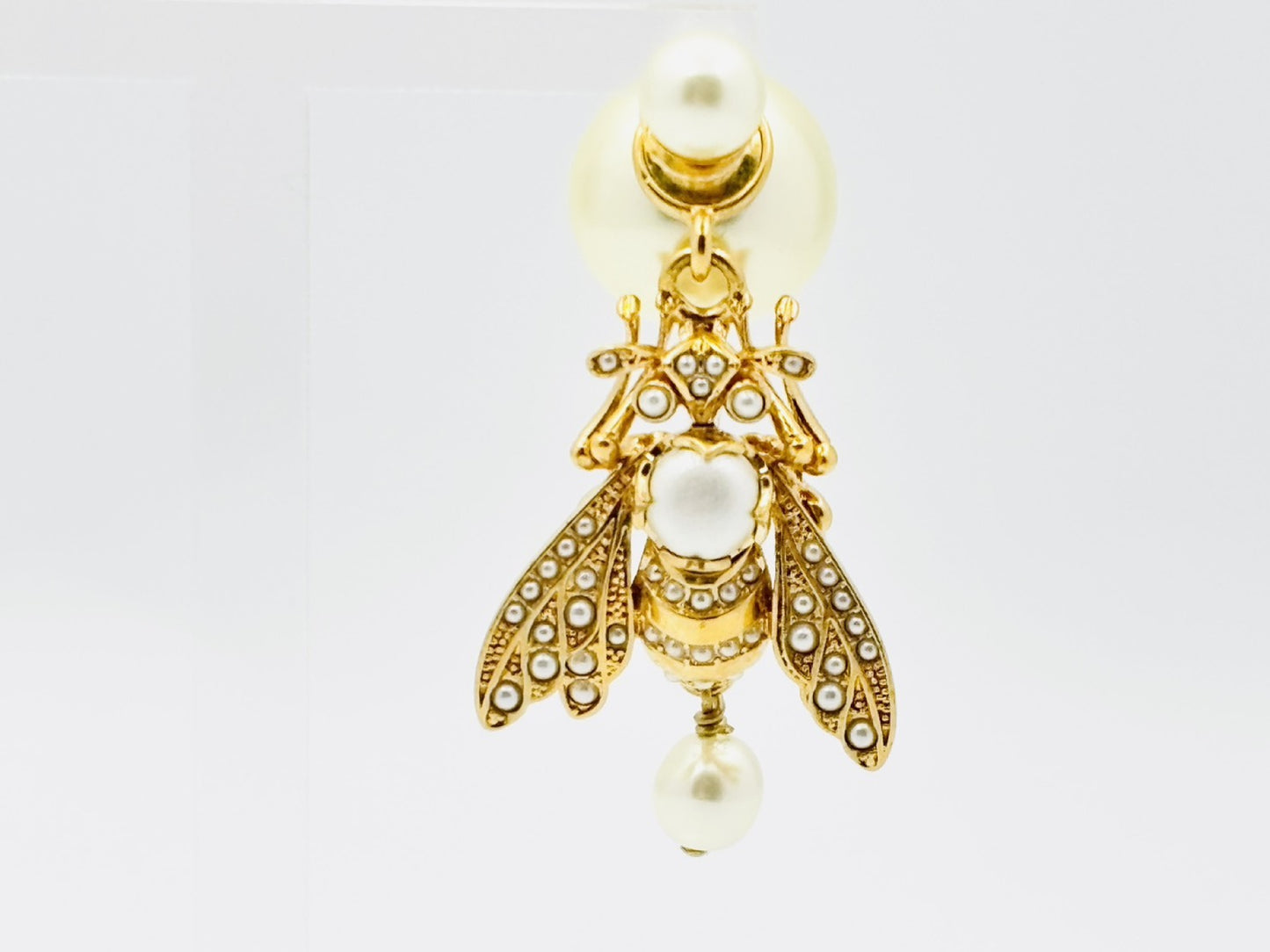 Dior Tribales Pearl Tribal Bee Single Earring