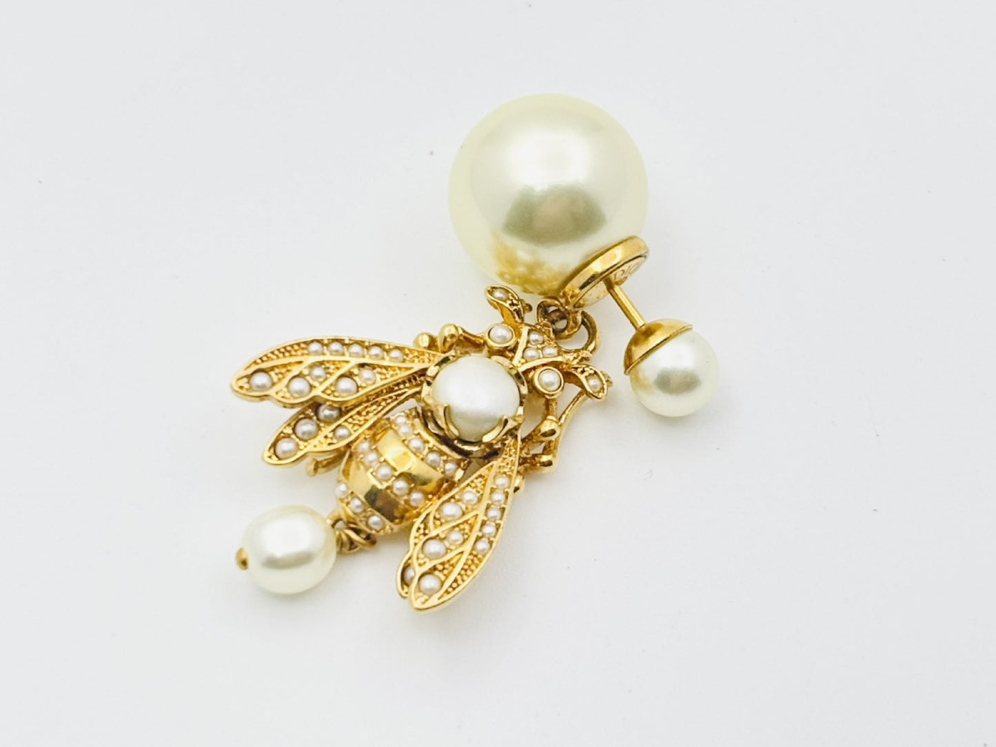 Dior Tribales Pearl Tribal Bee Single Earring