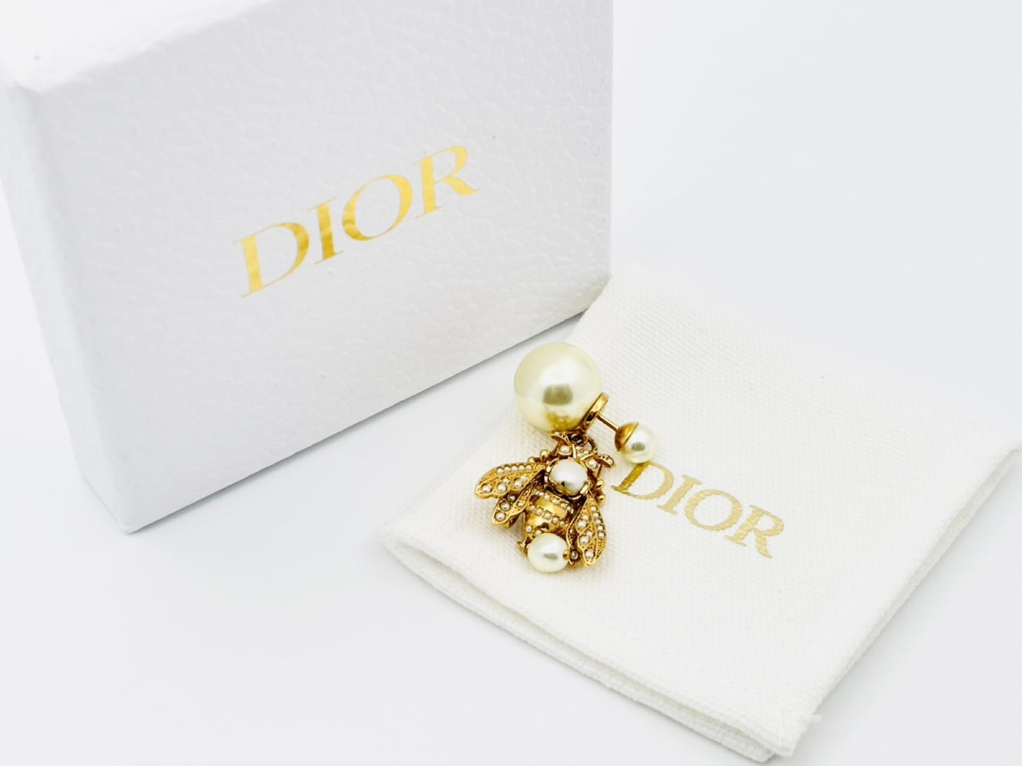 Dior Tribales Pearl Tribal Bee Single Earring