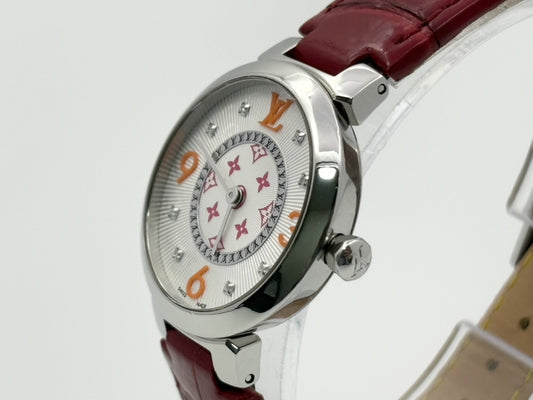 LOUIS VUITTON LOUIS VUITTON Tambour QA146 UJ8724 Quartz Women's Watch