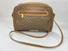 GUCCI Micro GG PVC/Leather Shoulder Bag