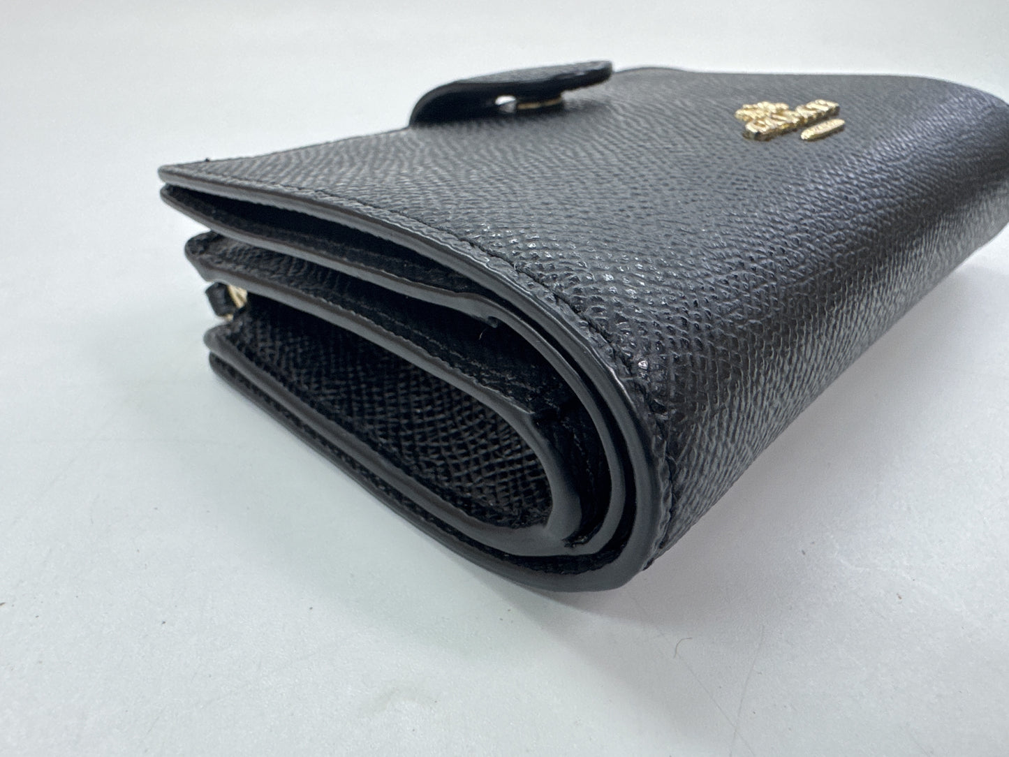 COACH Compact Wallet Black Wallet