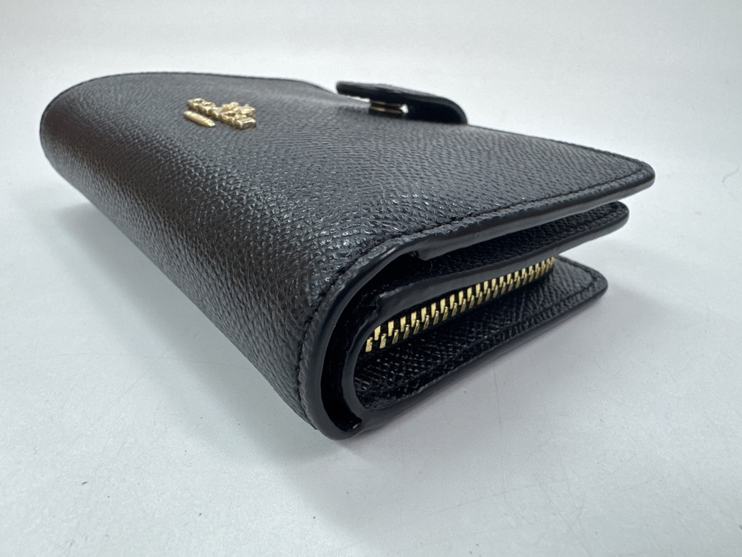 COACH Compact Wallet Black Wallet