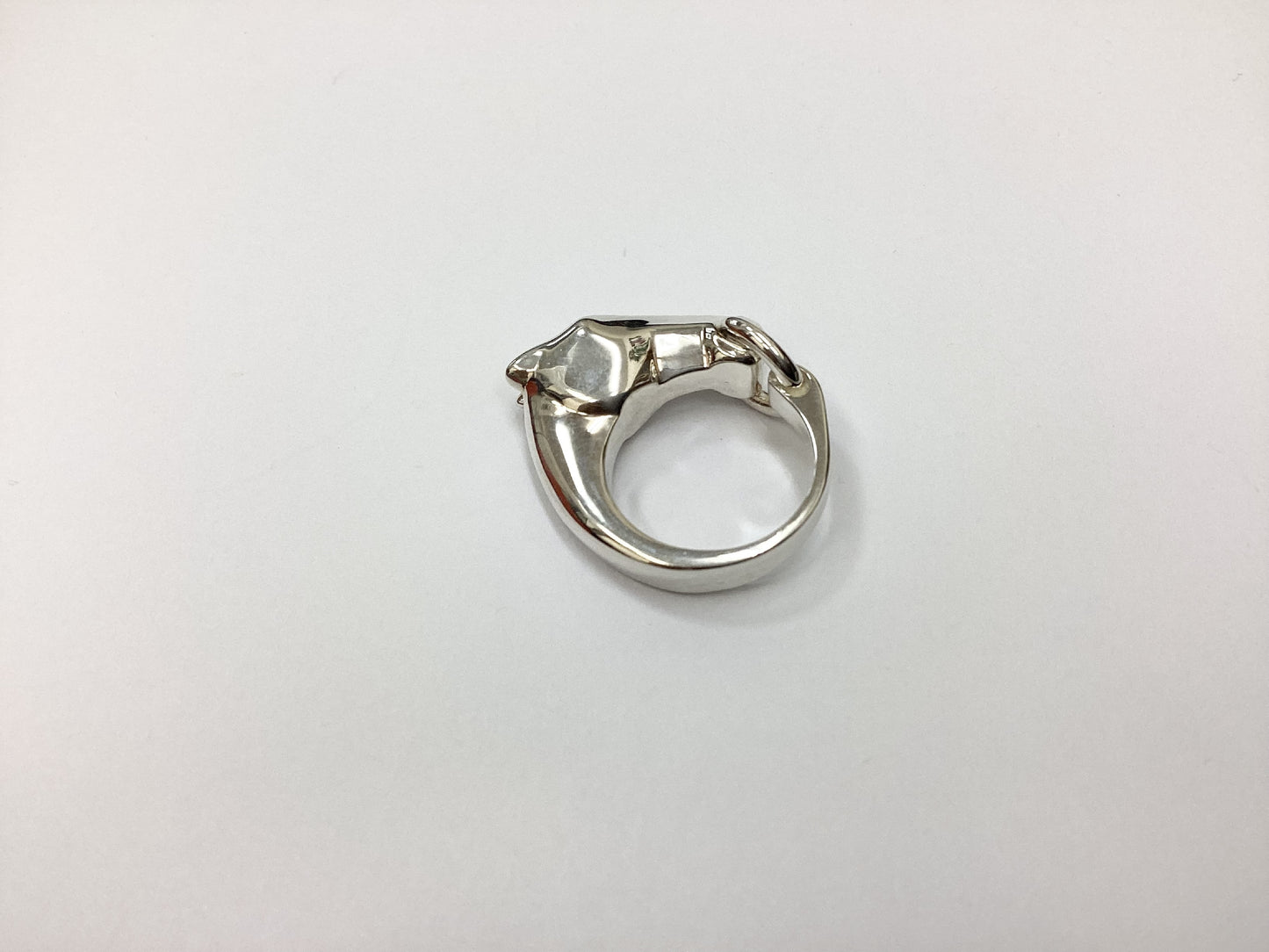 HERMES Ag925 Gallop Ring #52 22O440598 15.7g Ring
