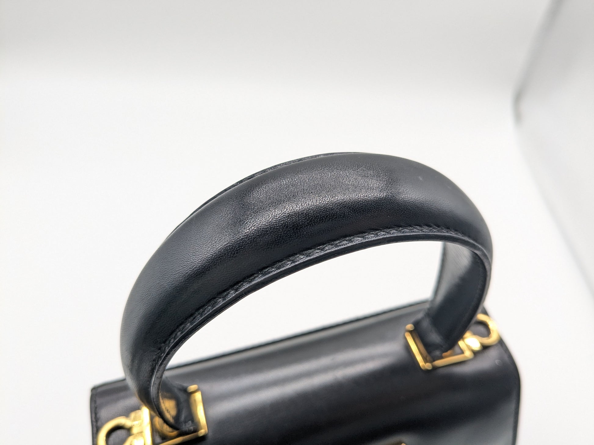Salvatore Ferragamo Gancini 2-Way Handbag with Strap