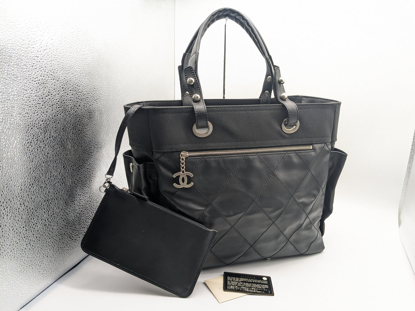 CHANEL Paris-Biarritz GM Tote Bag with Pouch, 15499886, Seal, Guarantee