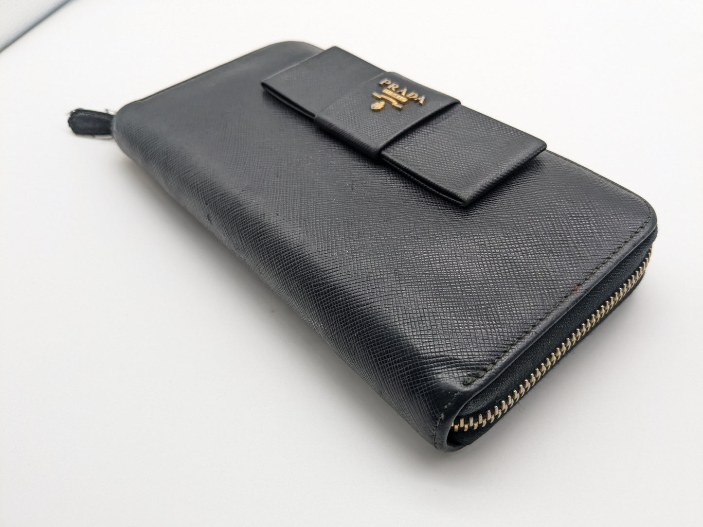 PRADA Saffiano Ribbon Wallet