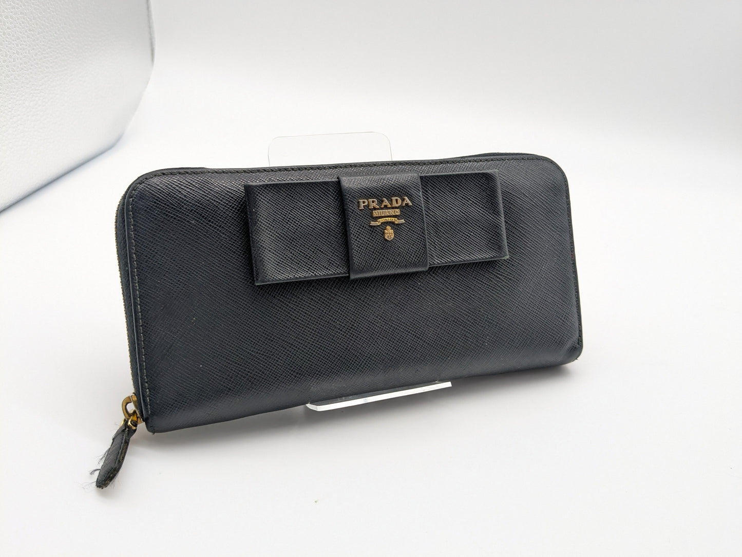 PRADA Saffiano Ribbon Wallet
