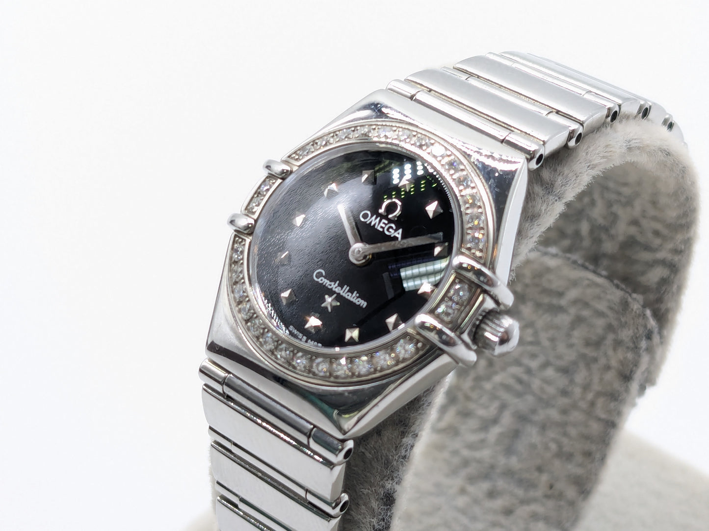 OMEGA 1465.51 57428222 Quartz Black Dial Women's Watch