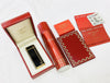 Cartier BRIQOUET Lighter Black x Gold Gas, Stone, and Warranty Card Included