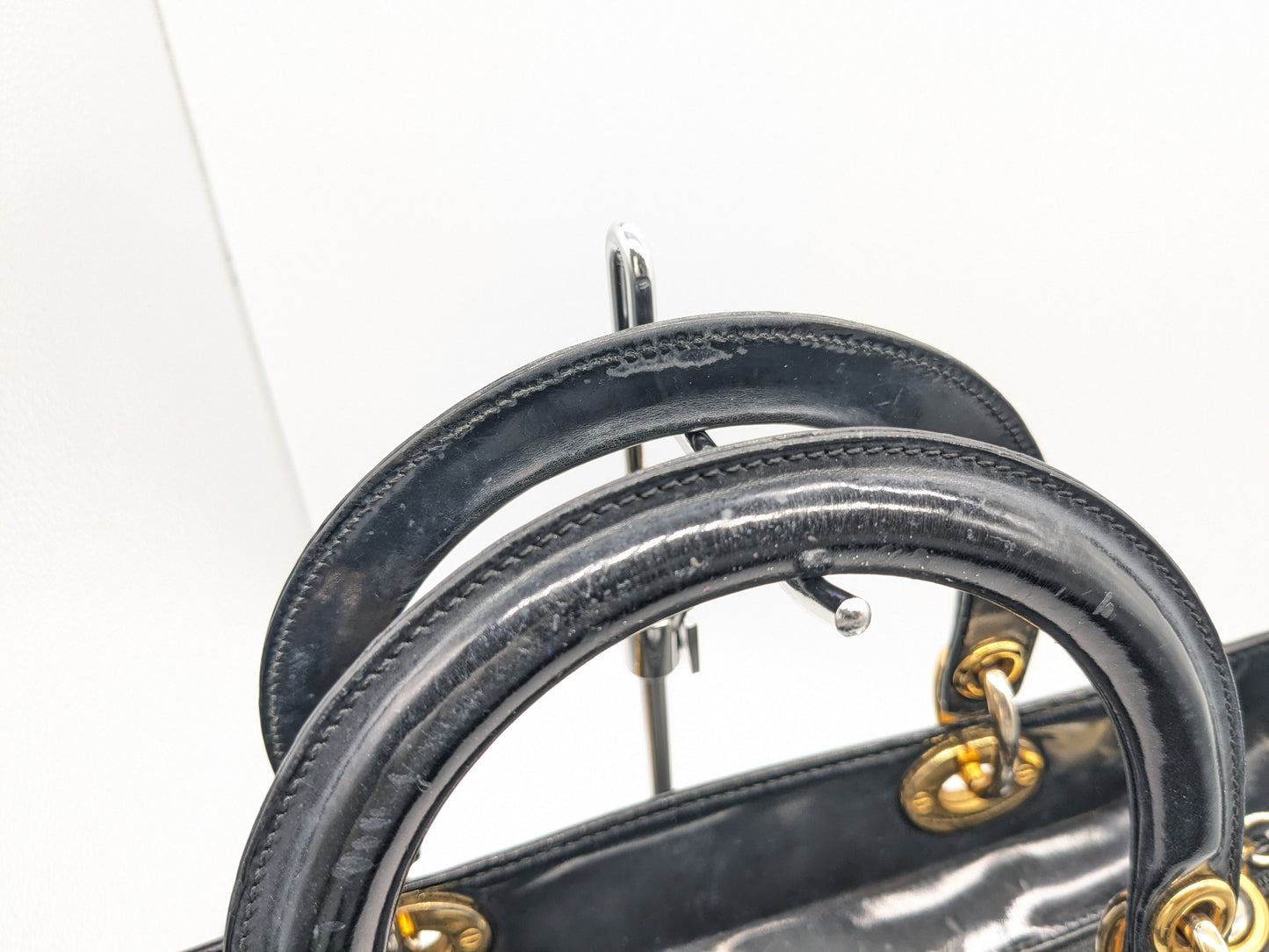 Dior Lady Dior Patent Tote Bag