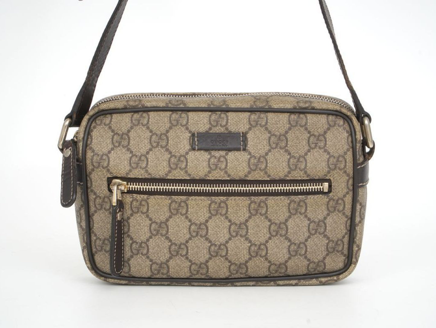 OMEGA GUCCI GG Supreme Gucci Shoulder Bag