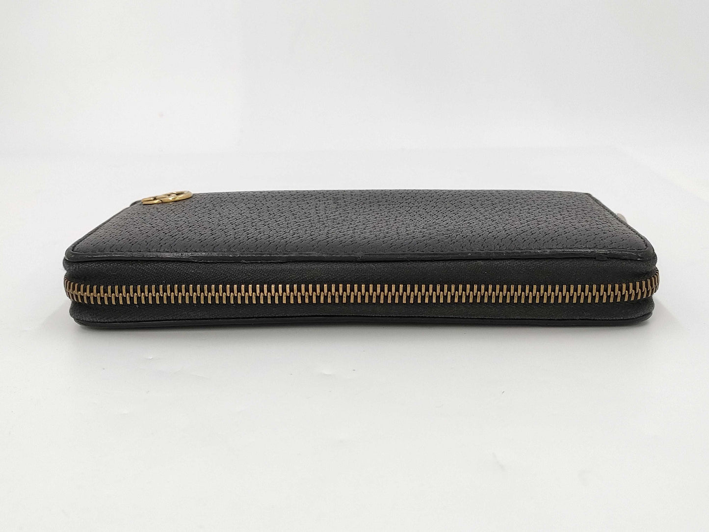 GUCCI Long Wallet with Round Zipper, Black