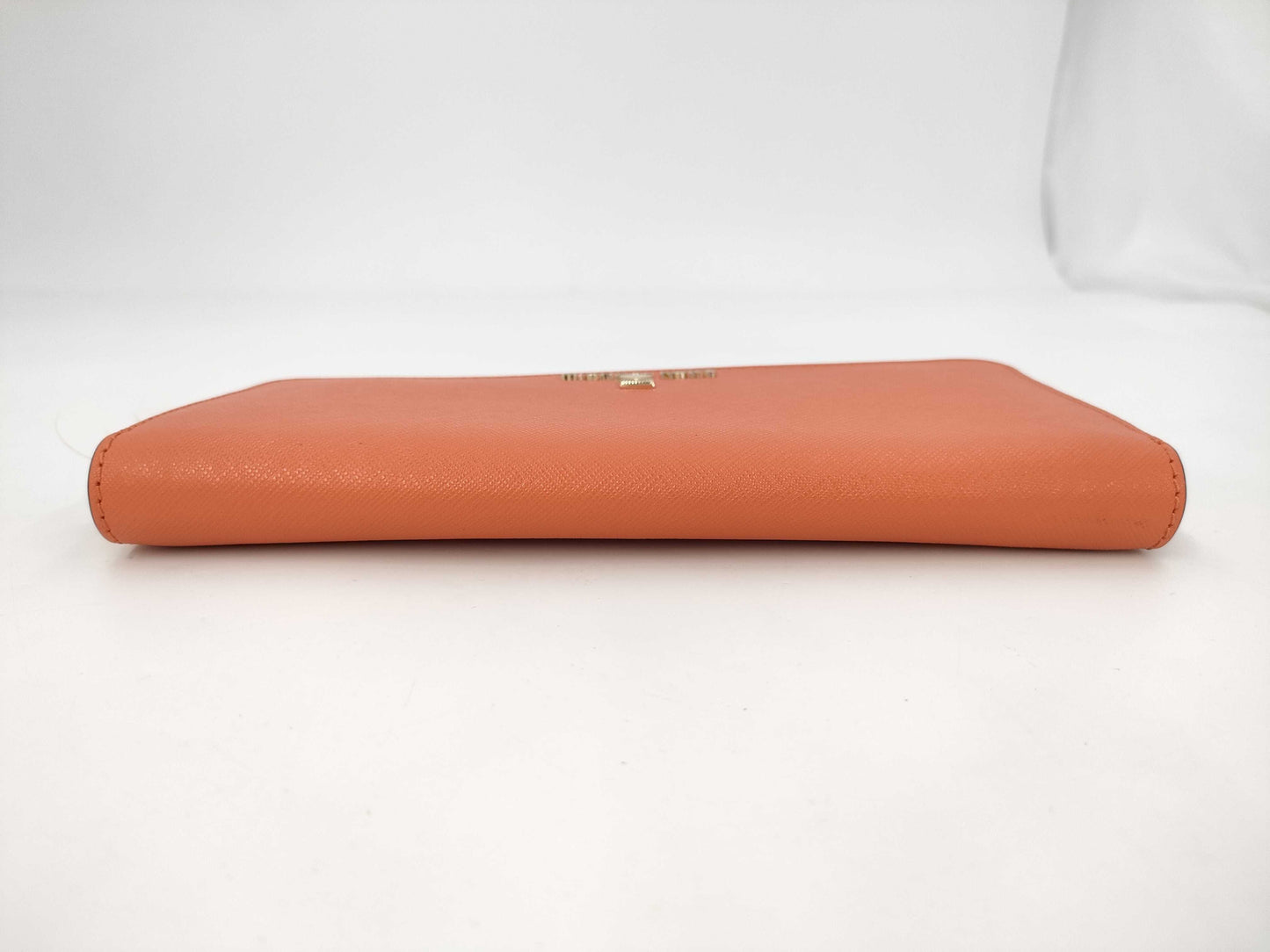 Michael Kors long wallet with round zipper, orange