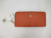 Michael Kors long wallet with round zipper, orange