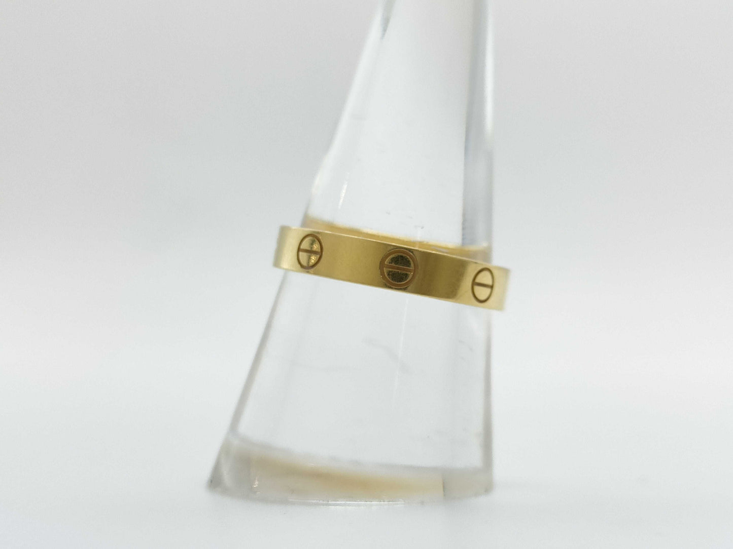 Cartier Love #55 Yellow Gold AU750 3.3g Ring