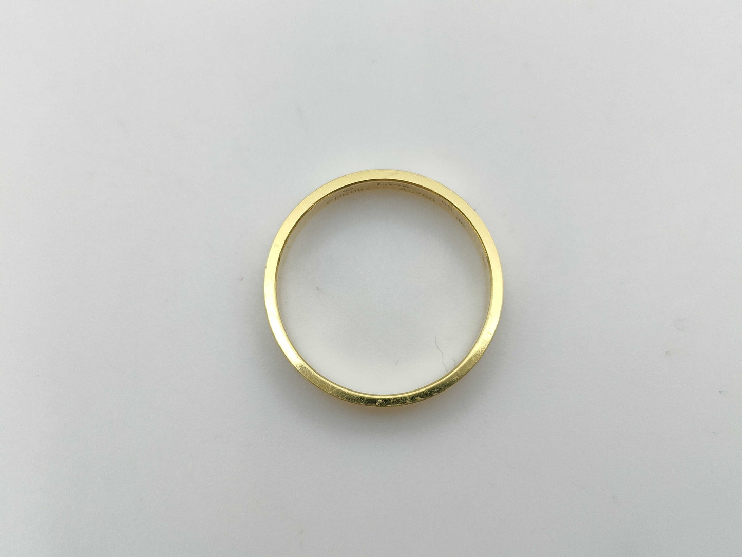 Cartier Love #55 Yellow Gold AU750 3.3g Ring