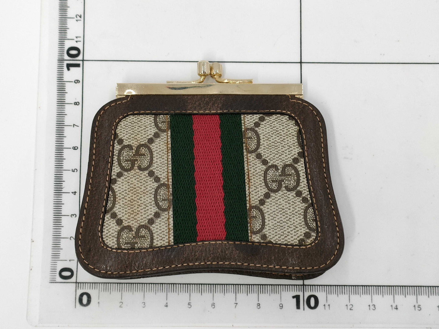 GUCCI GG Plus Sherry Coin Case