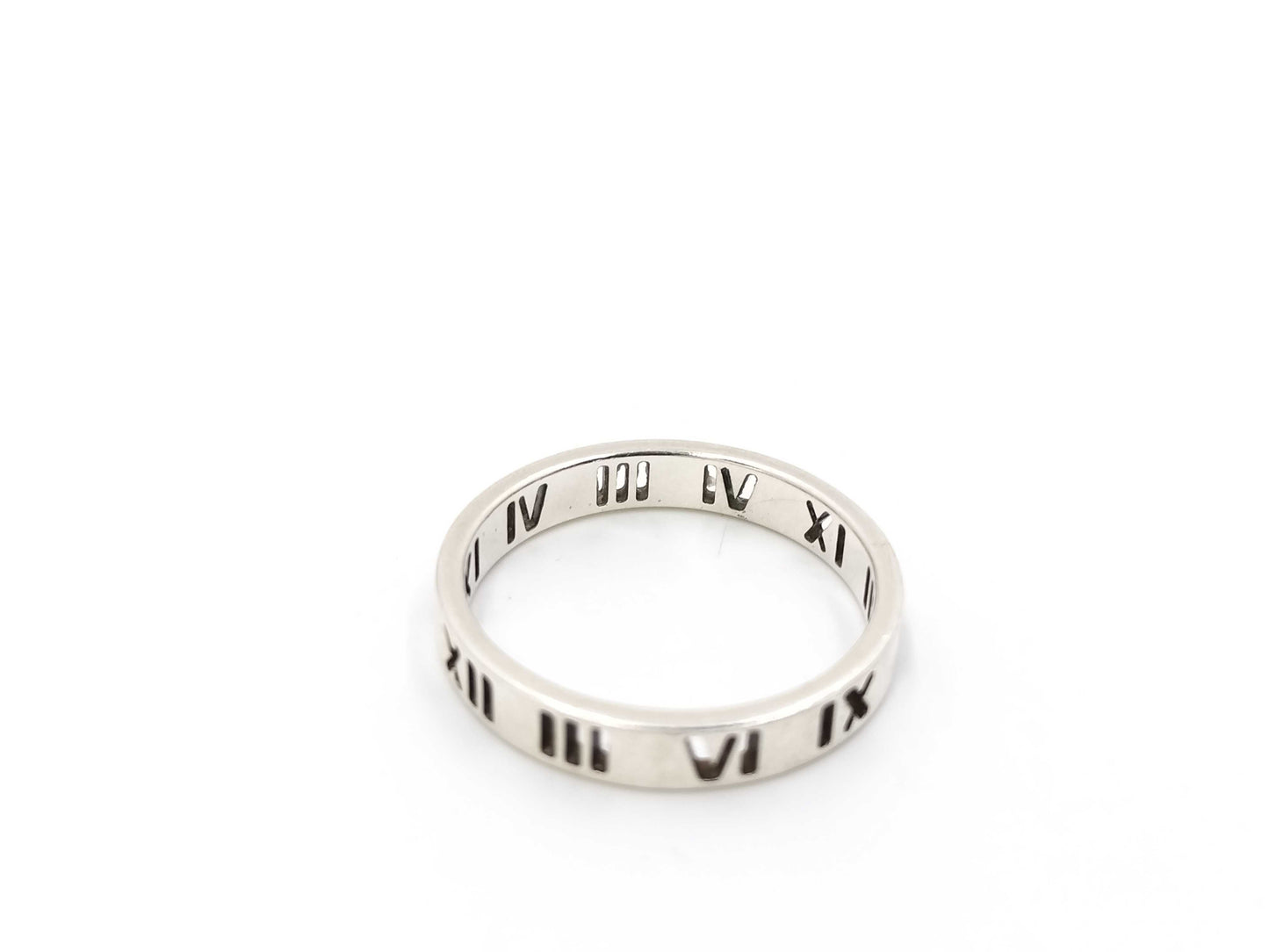 Tiffany & Co. Atlas Ring, 925, 2.4g, Size 17.5